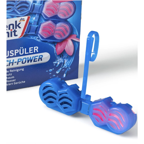 Блок для туалету Denkmit WC-Stein Blauspüler Flower Квітковий сплеск, 2 шт. 96 g